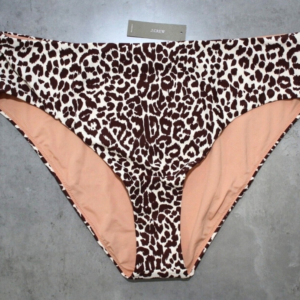 J.CREW PRINT SWIM BOTTOM NWT